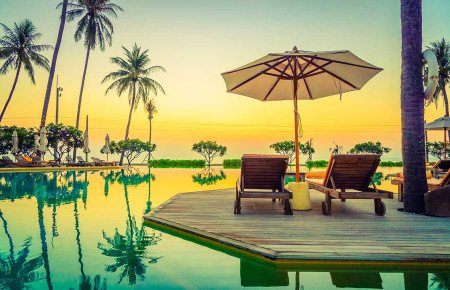 شاطئ استوائي في ماليزيا